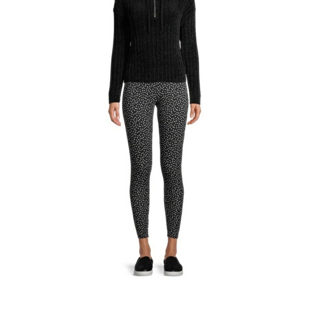 No Boundaries Black and White Patterned Leggings